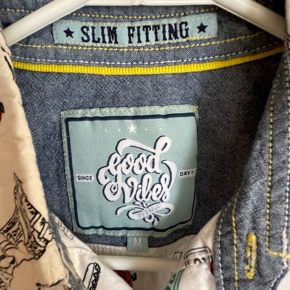 Good Vibes by Drill New York Print Shirt - Picture 3 of 6